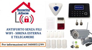 ALLARME ABITAZIONI E NEGOZI