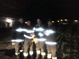 pompieri sora anatra salvataggio