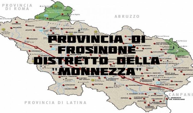 mappa ciociaria fare verde