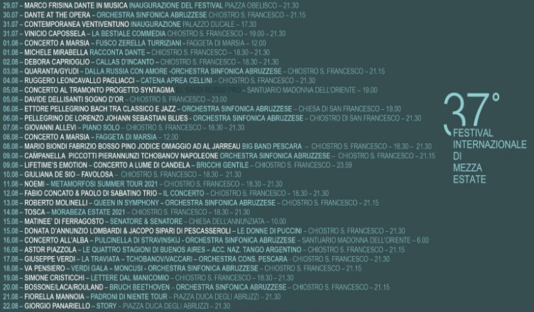 programma riassunto