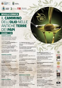 Boville Manifestazione Olio dei Papi Locandina programma