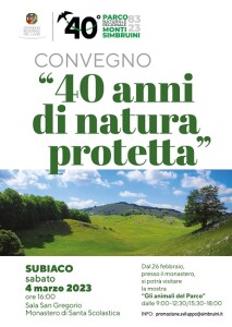 locandina convegno Parco 40 anni