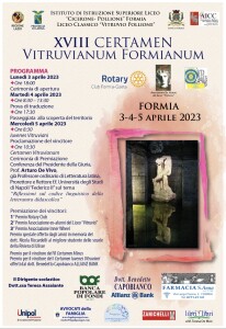 XVIII edizione del Certamen Vitruvianum Formianum