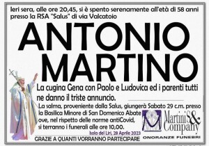 aNTONIO mARTINO