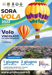 sora vola 1-2 giugno