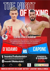 Locandina Boxe Boville 2023.