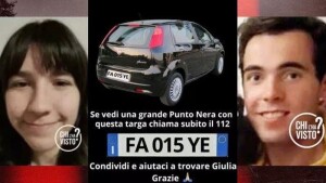 GIULIA E FILIPPO SCOMPARSI