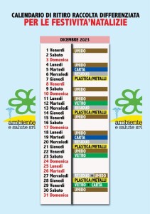 CALENDARIO AMBIENTE FESTIVITà CALENDARIO