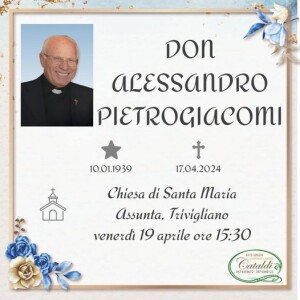 DON ALESSANDRO PIETROGIACOMI manifesto