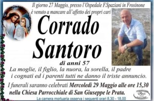CORRADO SANTORO 57 ANNI