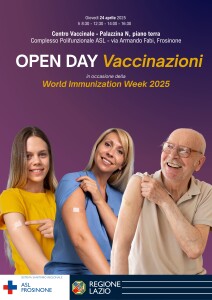 LOCANDINA_Open day Vaccinazioni World Immunization Week 2025