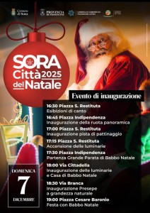 sora città del natale 2025...