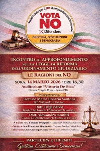 NO AL REFERENDUM - DA PARTE DEL COMITATO NO DI SORA