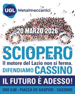 Sciopero Cassino 20 MARZO