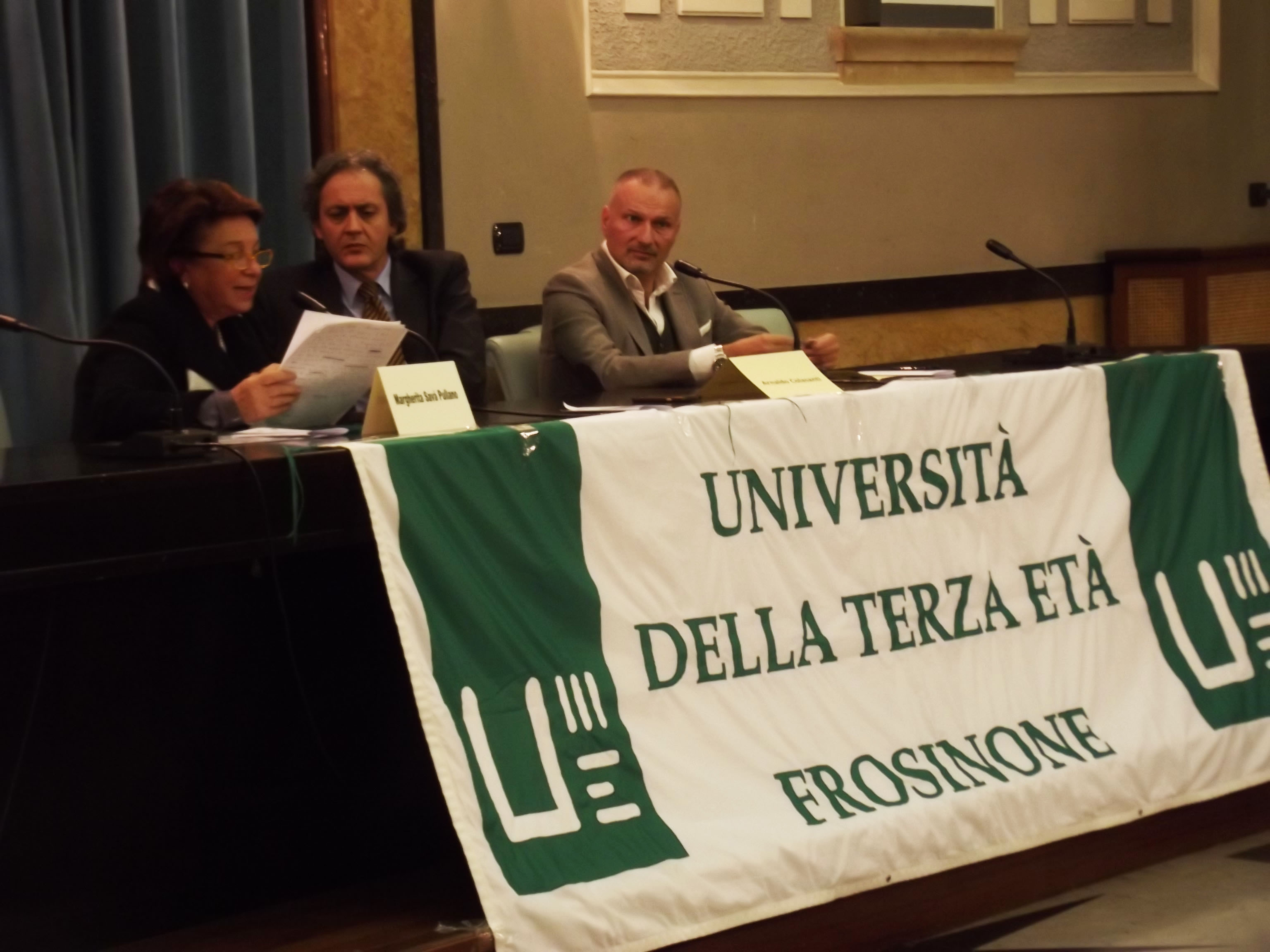 Da sinistra Savà Pullano, Colsanti, Magliocchetti