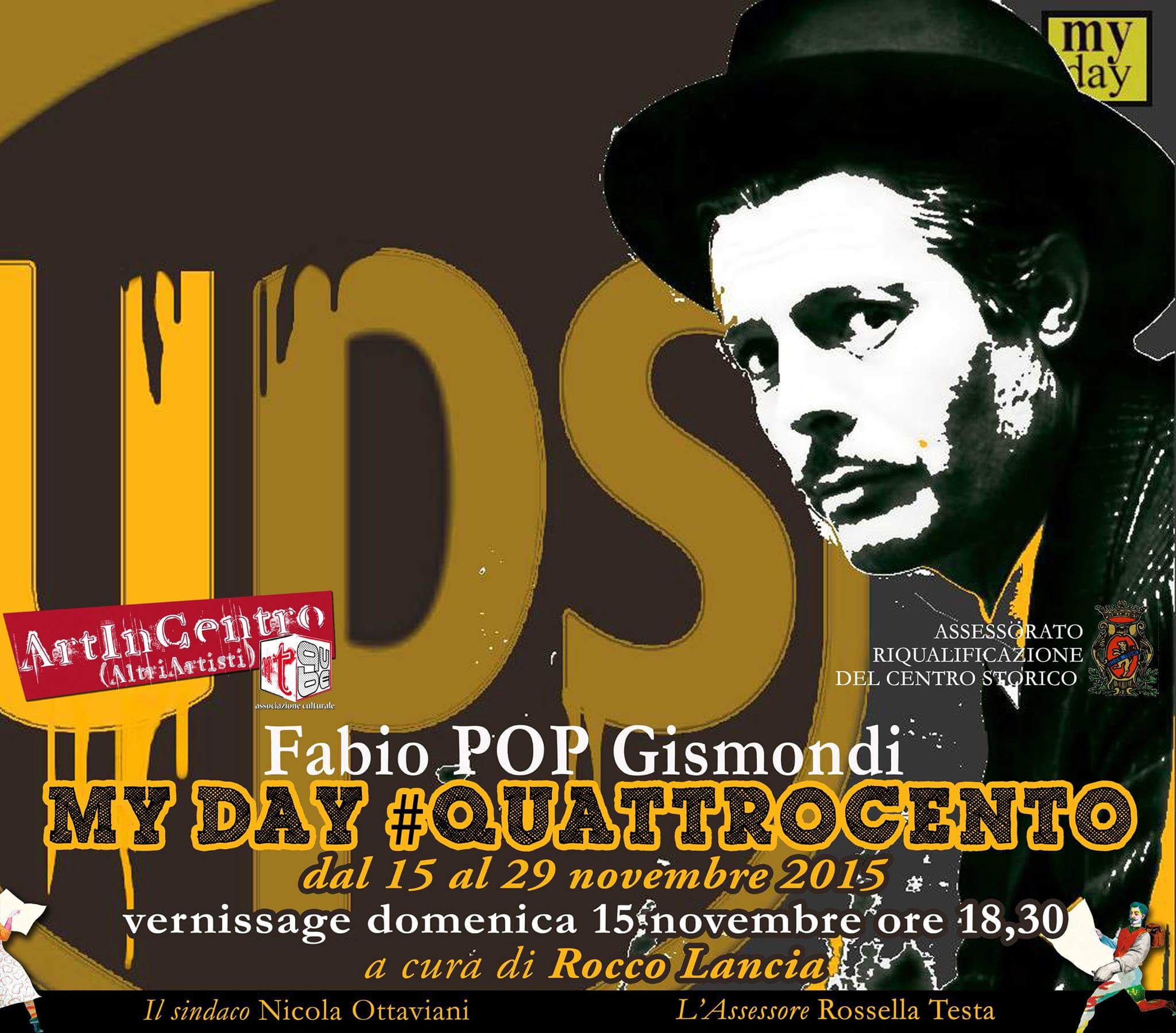 locandina Gismondi per ArtInCentro