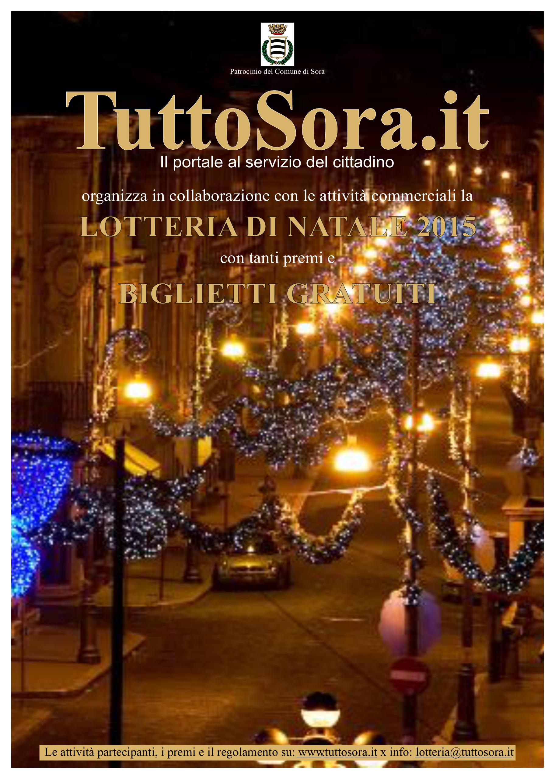 lotteria natale 2015 sora