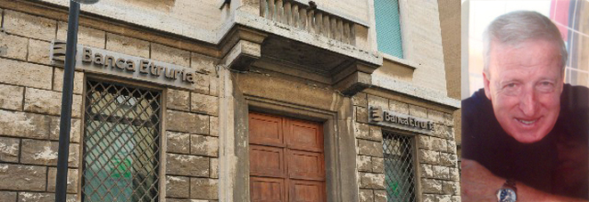 pensionato suicida banca