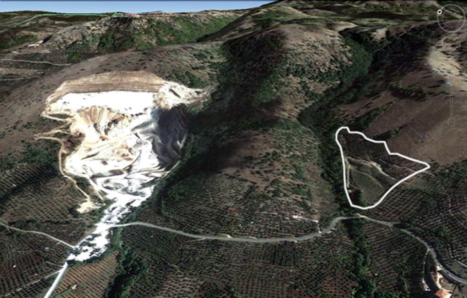 MONTE MAIURRO - ATTUALE CAVA E SITO DELLA NUOVA