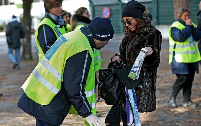 Terrorismo: Olimpico blindato, Lazio-Palermo super controlli