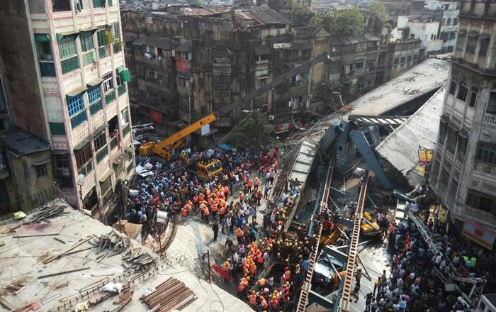 India Overpass Collapse