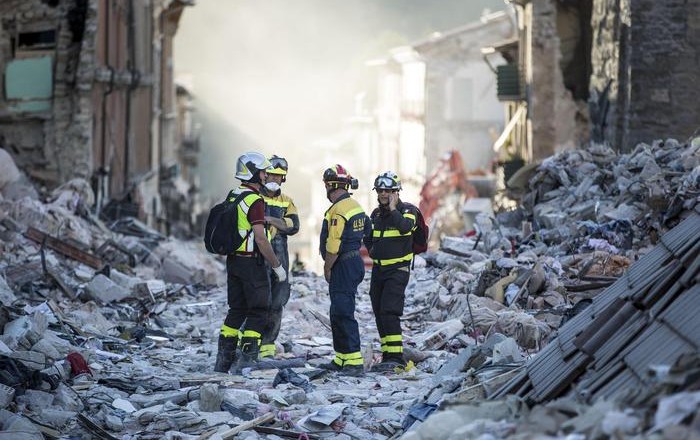 Earthquake in central Italy