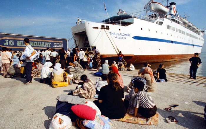 traghetto bloccato