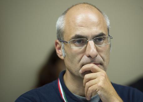 Il capo della Protezione Civile, Fabrizio Curcio, durante l'assemblea plenaria straordinaria della conferenza dei presidenti dei Consigli regionali, Roma, 5 settembre 2016. ANSA/ GIORGIO ONORATI