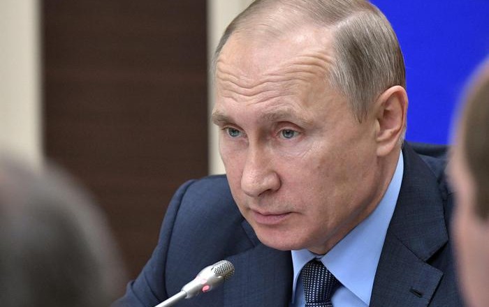 President Vladimir Putin holds a meeting with Government members