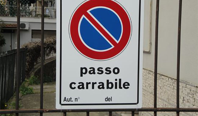 passo-carrabile