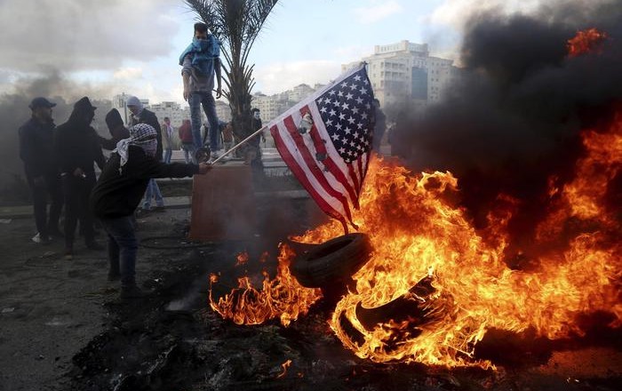 Reactions in Ramallah to US President Donald Trump announcing the relocation of US embassy to Jerusalem