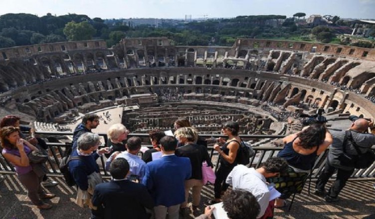 Inauguration of the new Colosseum visit
