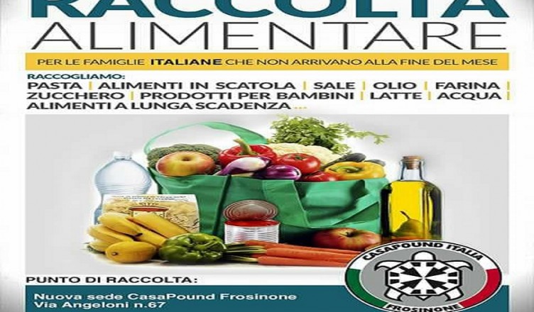 casapound-raccolta-alimentare-sora-2018