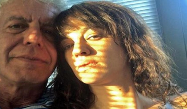 Asia Argento su Instagram, foto con Anthony Bourdain