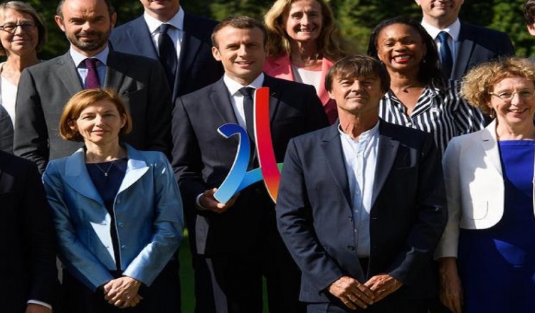 New French government at the Elysee Palace in Paris