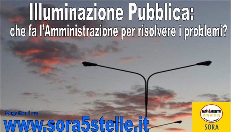 illuminazione m5s sora