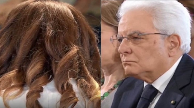 Stefania e Mattarella al Quirinale