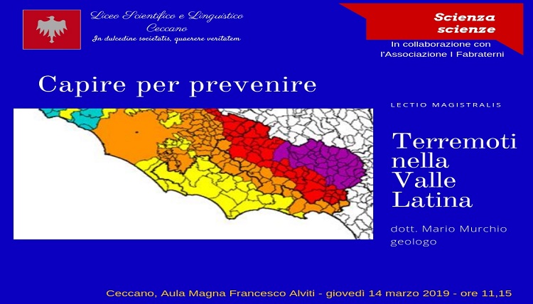 manifesto terremoti 14 marzo 2019