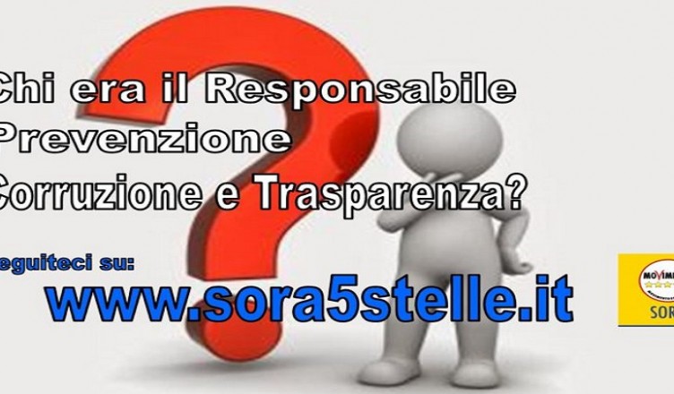 prevenzione corruzione sora