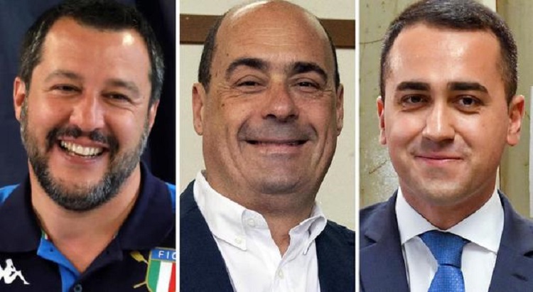 salvini di maio zingaretti