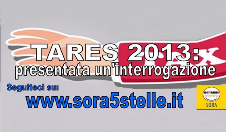 TARES 2013 M5S SORA