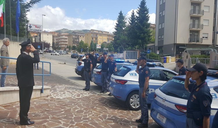 Questura l'Aquila onorecarabinieremorto