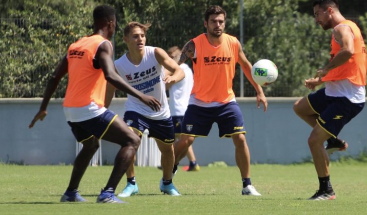 allenamento frosinone a ferentino