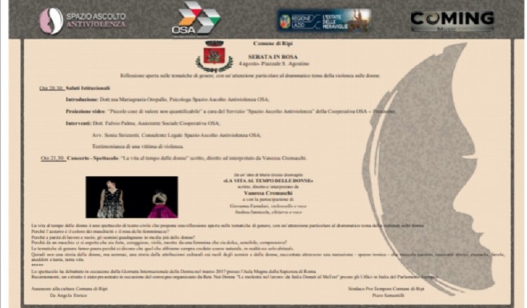 serata rosa ripi