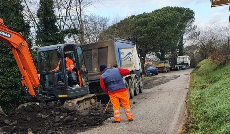 lavori strada anagni pal
