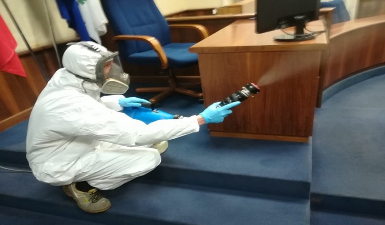 sanificazione uffici comunali frosinone