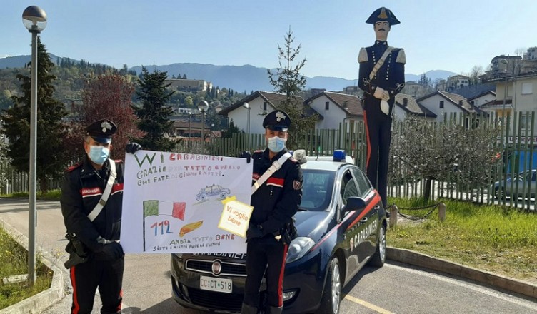 alatri striscione donato ai militi 1