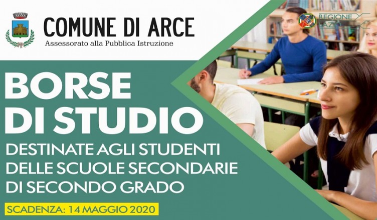 arce borse di studio