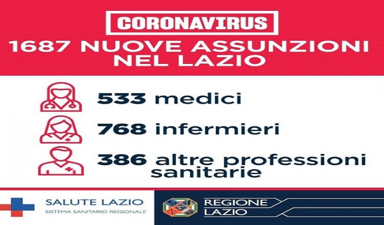 salute lazio assunzioni medici e infermieri
