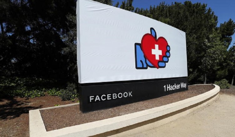 Facebook Thumbs Up And Heart displayed for Health Care Workers in Menlo Park